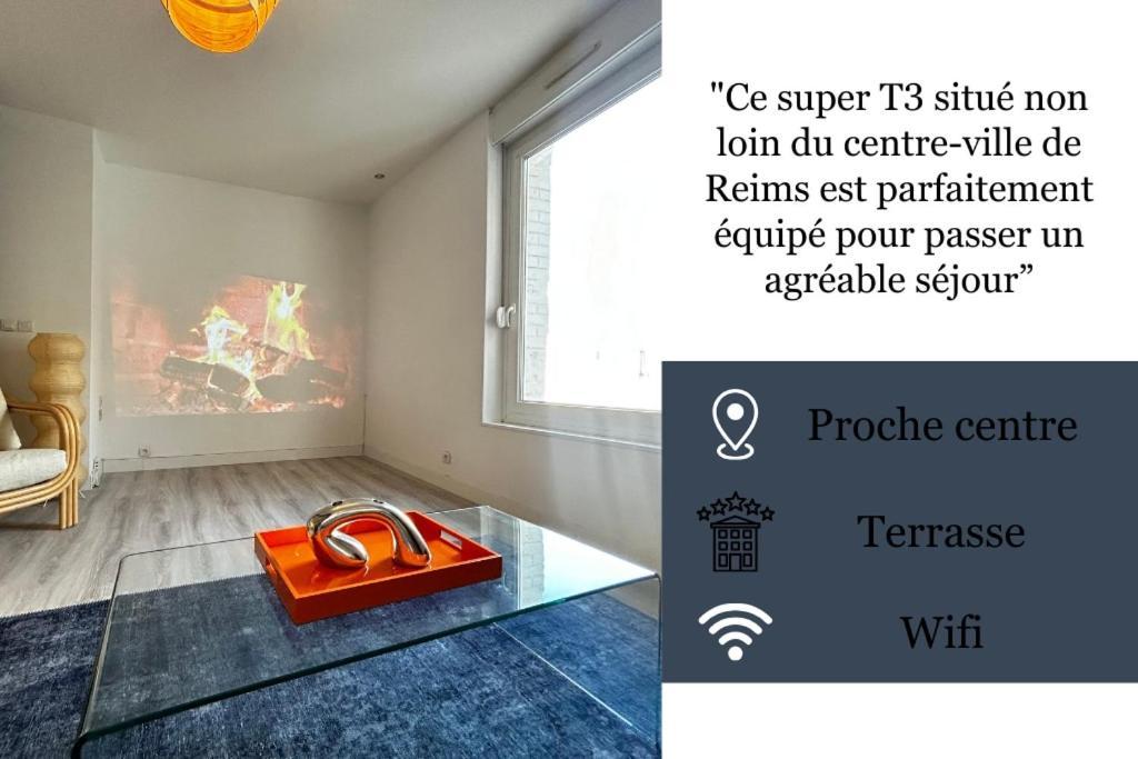 Laon T3 Moderne Terrasse Et Babyfoot Proche Centre *